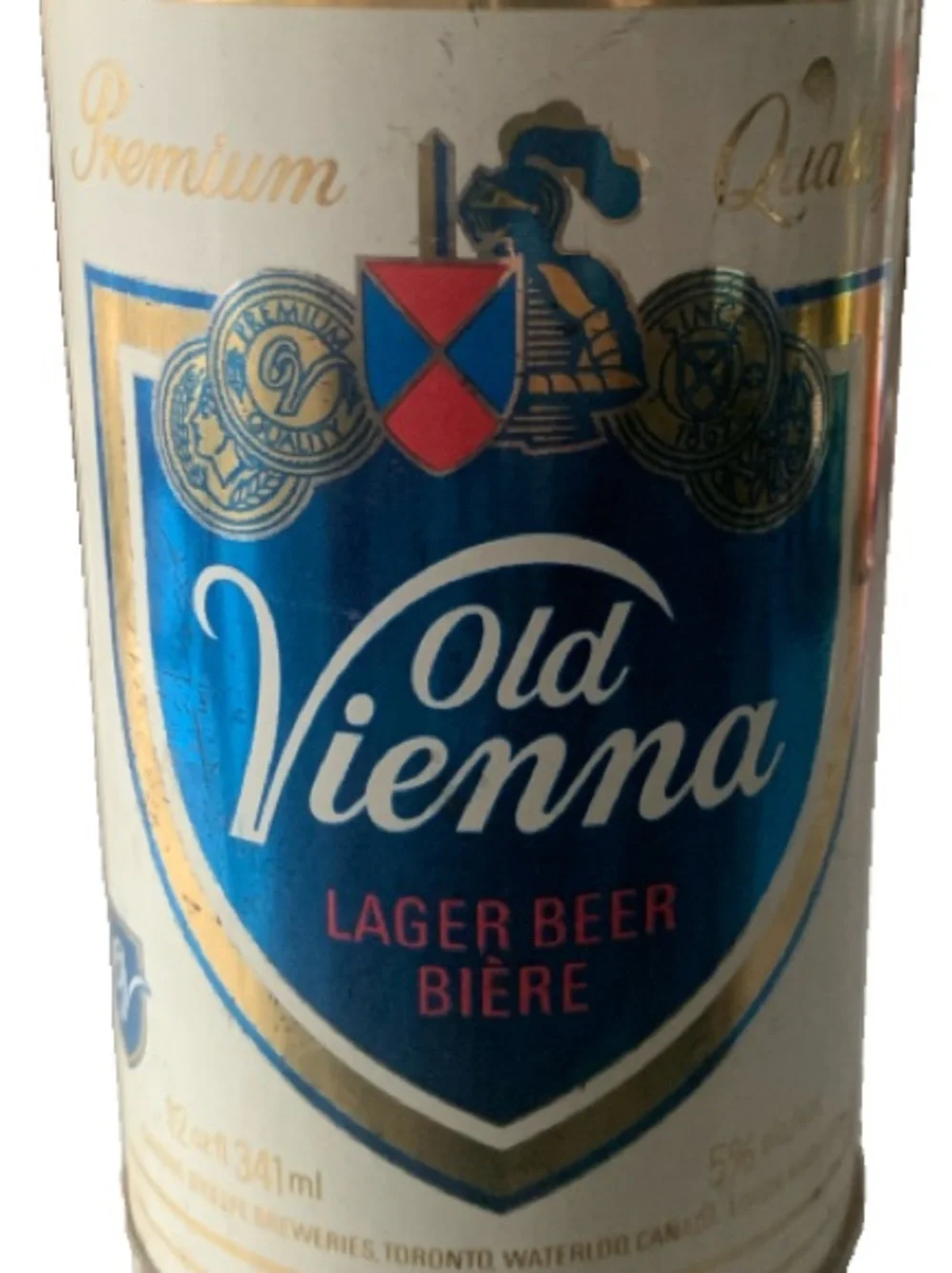 Vintage Beer Can Old Vienna Lager Biere Beer Empty Steel Can Canada